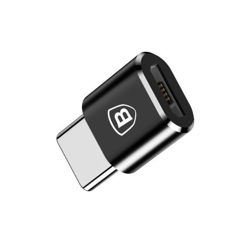 BASEUS adapter Micro USB to Type C black