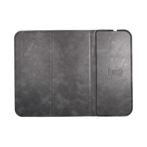 Mouse pad with wireless charger 15W OJD-82 brown grey