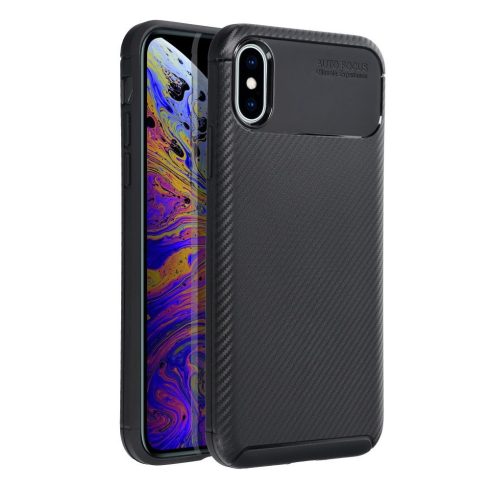 Case CARBON PREMIUM for IPHONE X / XS black