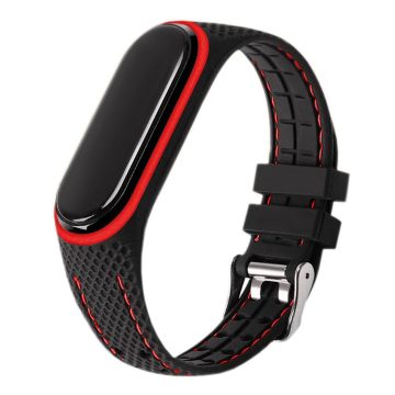   Elastomer strap LIFESTYLE for XIAOMI Mi Band 5 / 6 balck (04)