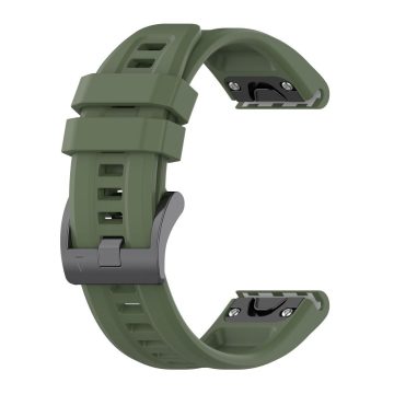   Silicone strap for GARMIN FENIX 3 / 3HR / 5X / 6X / 6X Pro / 7X / 7X Pro dark green (4)