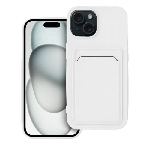 CARD case for IPHONE 15 white