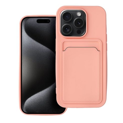 CARD case for IPHONE 15 Pro pink