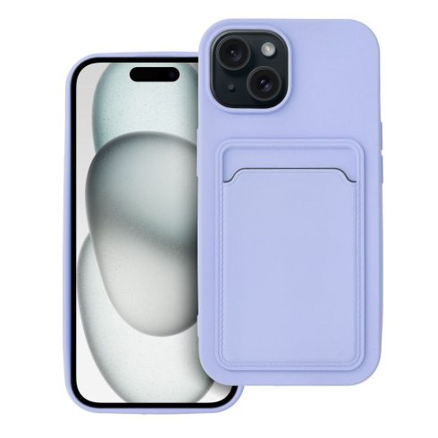 CARD case for IPHONE 15 violet