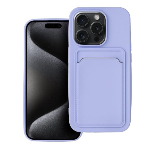 CARD case for IPHONE 15 Pro violet