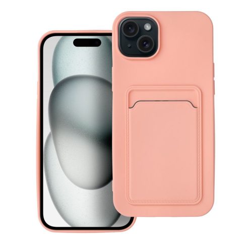 CARD case for IPHONE 15 Plus pink