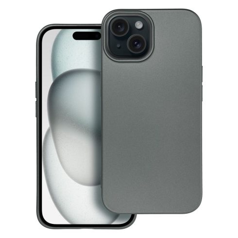 METALLIC Case for IPHONE 15 grey