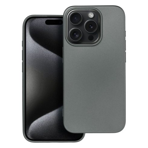 METALLIC Case for IPHONE 15 Pro grey