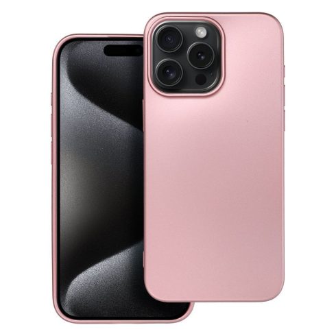 METALLIC Case for IPHONE 15 Pro Max pink