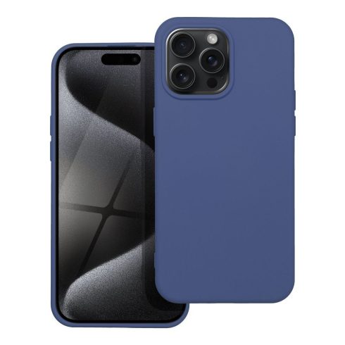 SILICONE case for IPHONE 15 Pro Max blue