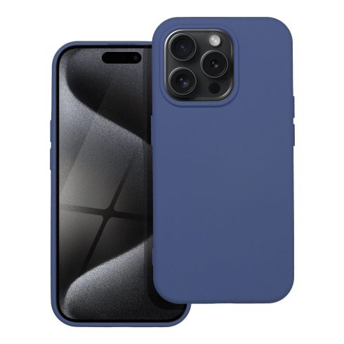 SILICONE case for IPHONE 15 Pro blue