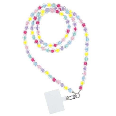 COLORFUL pendant for the phone / cord length 120cm (60cm in the loop) / on neck - multicolor