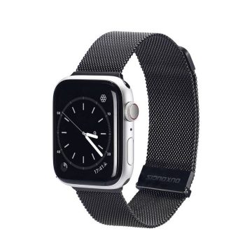   DUX DUCIS starp MILANESE stainless steel magnetic for Apple Watch 42 / 44 / 45 mm black