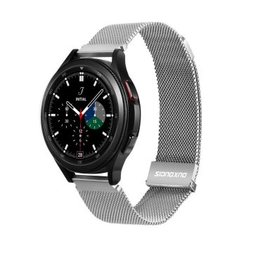   DUX DUCIS starp MILANESE stainless steel magnetic for Apple Watch 42 / 44 / 45 mm platinum