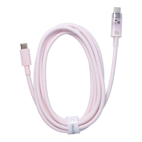 BASEUS cabel Type C to Type C PD 6A 100W Explorer P10319703411-00 / CB000043 2 m pink