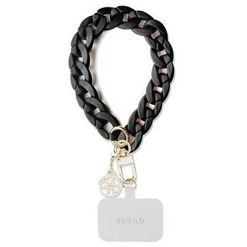   GUESS hand strap GUOUCBMC4MK (Large Chain Acrylic 4G Charms) black