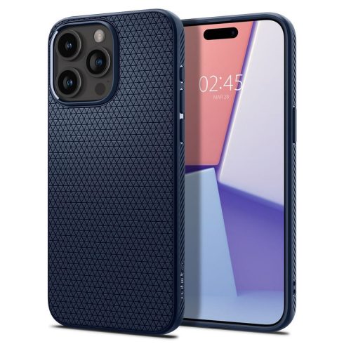 SPIGEN case LIQUID AIR for IPHONE 15 Pro navy blue