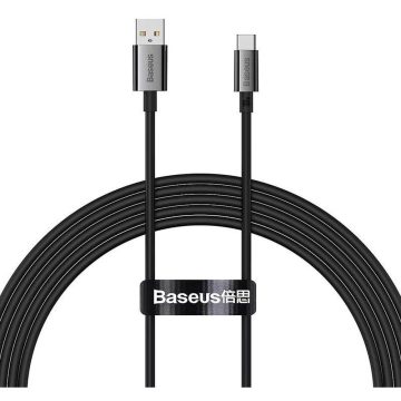   BASEUS cable USB A to Type C PD 6A 100W P10320102114-02 2 m black