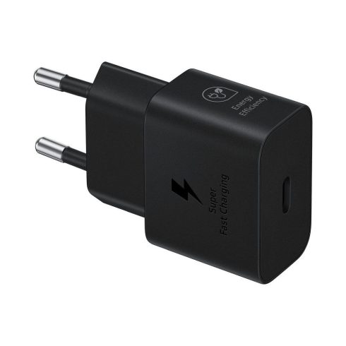 SAMSUNG original charger Type C PD 3A 25W GaN EP-T2510NBEGEU black blister