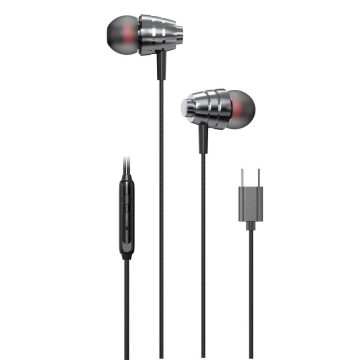   PAVAREAL wire earphones Type C with microphone PA-M08C black [DAC]