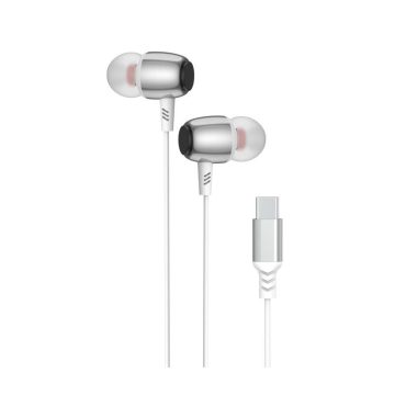   PAVAREAL wire earphones Type C with microphone PA-M09C white [DAC]