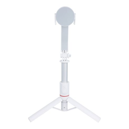 Combo selfie stick with tripod and remote control bluetooth compatybile with MagSafe SSTR-C09 white