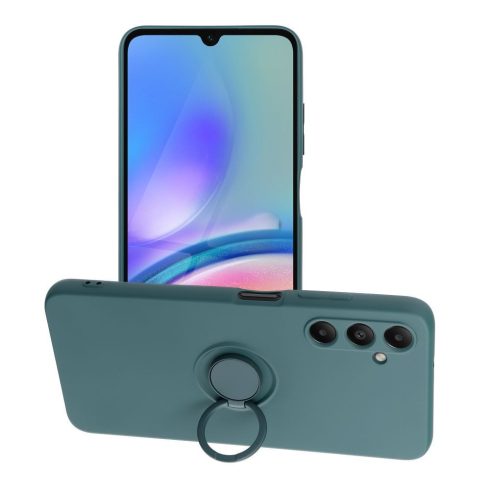 SILICONE RING case for SAMSUNG A05S green