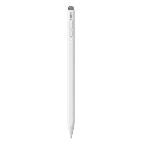 BASEUS active universal capacitive pen compatible with iPad + cable Type C to Type C 130 mAh Stylus Writing LED P80015802213-00 white