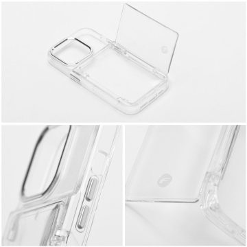   FORCELL F-PROTECT Crystal Pocket Case for IPHONE 15 Pro Max transparent