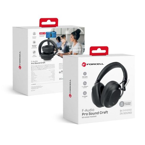 FORCELL F-AUDIO Pro Sound Craft wireless headphones bluetooth ANC black