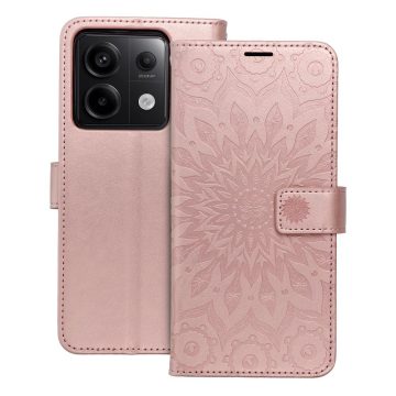   MEZZO Book case for XIAOMI Redmi Note 13 Pro 5G mandala rose gold