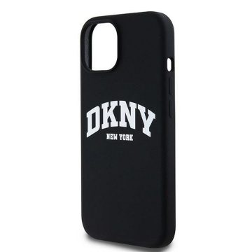   DKNY case for IPHONE 12 / 12 Pro compatible with MagSafe DKHMP12MSNYACH (DKNY HC MagSafe Silicone W/White Arch Logo) black