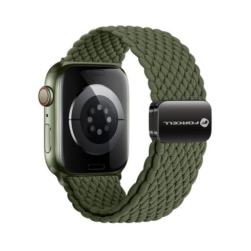 FORCELL F-DESIGN FA02 nylon magnetic strap for APPLE Watch 38 / 40 / 41 mm dark olive green