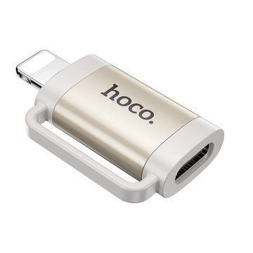   EOL HOCO adapter OTG Lightning (male) to Type C (female) 2A UA31B gray