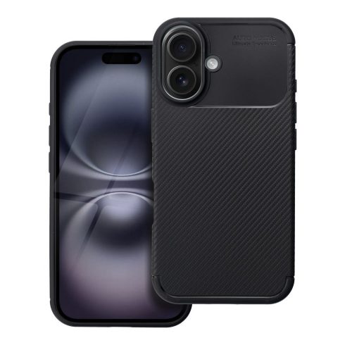 Case CARBON PREMIUM for IPHONE 16 black