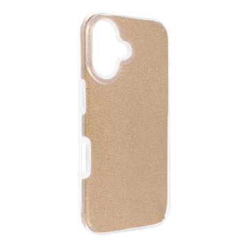 SHINING Case for IPHONE 16 gold