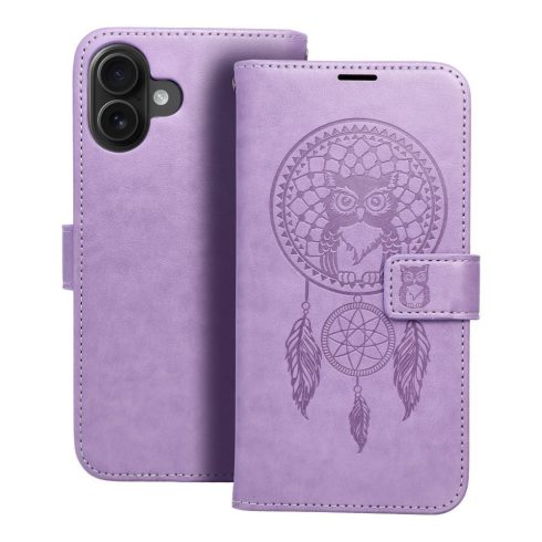 MEZZO Book case for IPHONE 16 Plus dreamcatcher purple