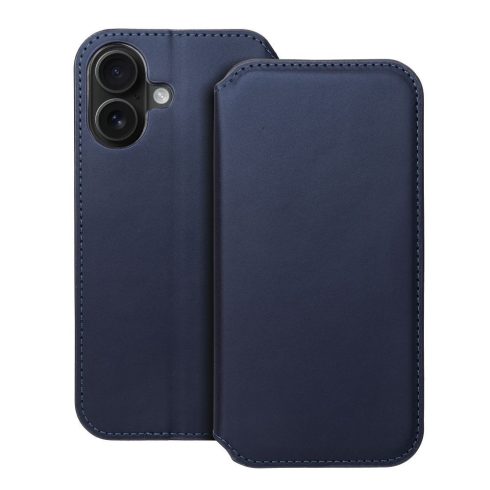 DUAL POCKET Book case for IPHONE 16 navy