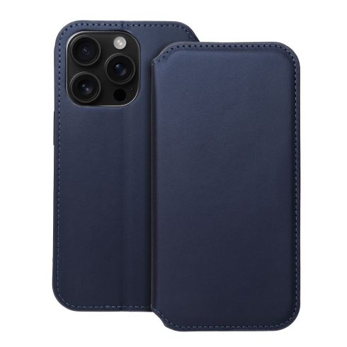 DUAL POCKET Book case for IPHONE 16 Pro navy