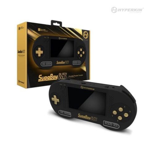 HYPERKIN portable console game SUPABOY M08889-BKC black gold