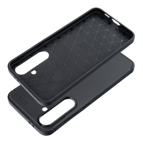 Case CARBON PREMIUM for SAMSUNG S24 FE black