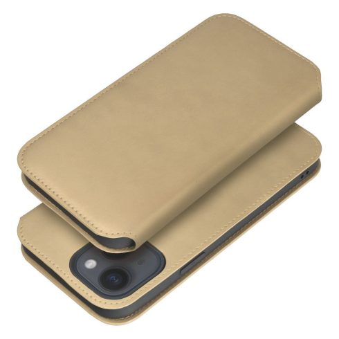 DUAL POCKET Book case for MOTOROLA G35 5G gold