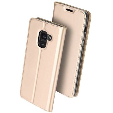   Xiaomi Redmi Note 9T 5G, Oldalra nyíló tok, stand, Dux Ducis, arany