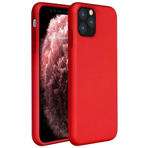 Xiaomi Redmi 9, Szilikon tok, Wooze Liquid Silica Gel, piros