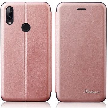   Xiaomi Redmi Note 8, Oldalra nyíló tok, stand, Wooze Protect And Dress Book, vörösarany