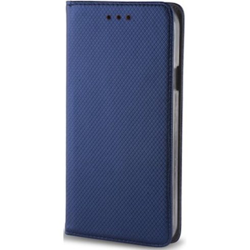 Samsung Galaxy M52 5G SM-M526B, Oldalra nyíló tok, stand, Smart Magnet, sötétkék