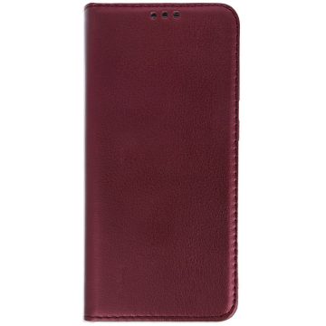   Motorola Moto G71 5G, Oldalra nyíló tok, stand, Magnet Book, bordó