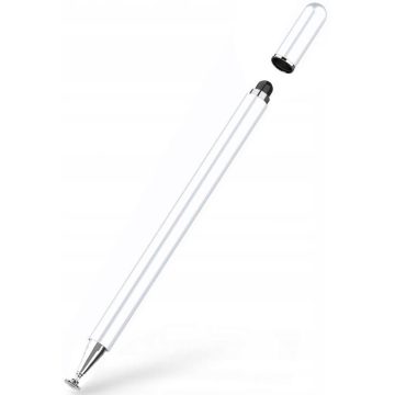   Univerzális toll, (bármilyen kapacitív kijelzőhöz), Charm Stylus Pen, feher/ezust