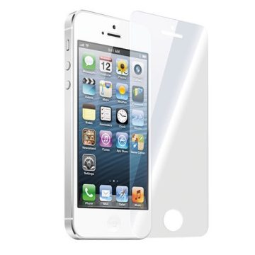   Apple iPhone 5 / 5S / SE, Kijelzővédő fólia, ütésálló fólia, Tempered Glass (edzett üveg), Clear