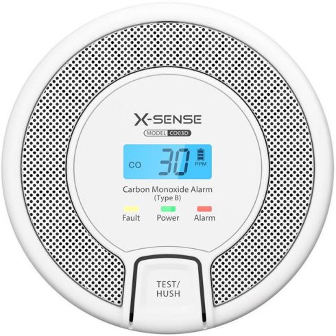 X-Sense CO03D szén-monoxid riasztó, LCD kijelzővel, fehér